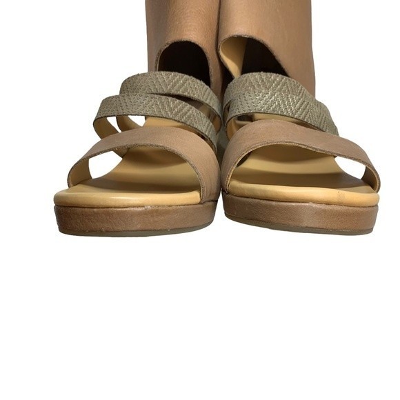 NEW Kork-Ease Hickland Taupe Leather Sandals Booties 11 Open Toe - Picture 6 of 11